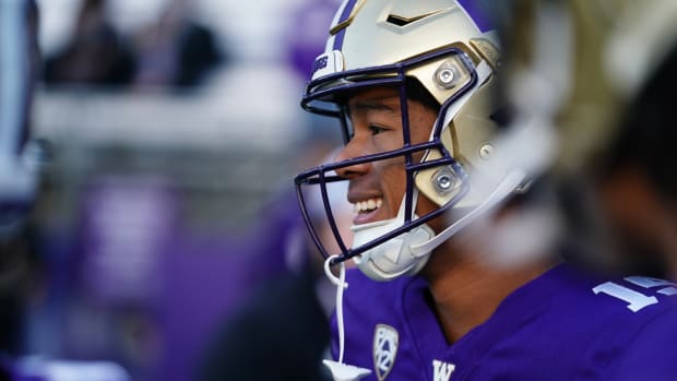 Darren Barkins lasted just three games for the Huskies in 2023.
